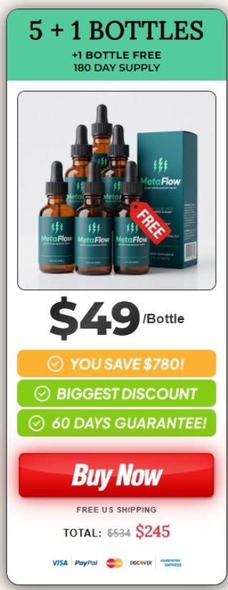 MetaFlow 6 bottles price